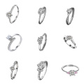 Ready to Ship Hot Trending Silver Jewelry Wedding Rings Adjustable Ring for Women